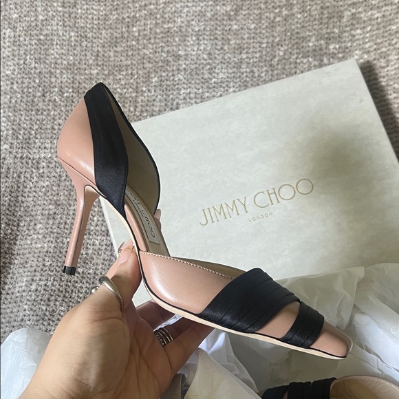 Jimmy Choo Lyrin 85 Ballet Pink - Picture 1 of 7